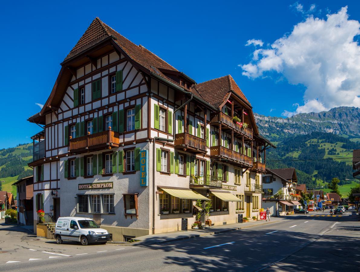 Hotel Restaurant Simplon Frutigen Exterior photo