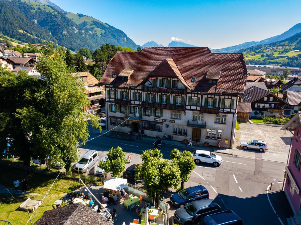 Hotel Restaurant Simplon Frutigen Exterior photo